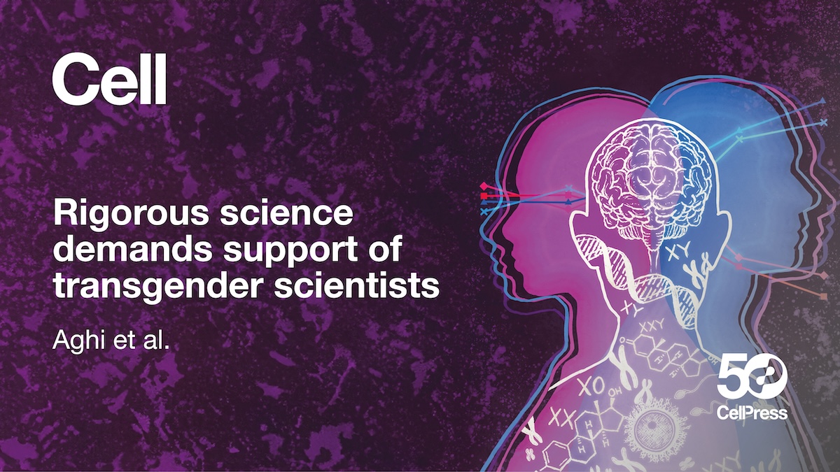 @CellCellPress It includes a Commentary from 24 transgender (and/or family of trans) scientists discussing the experiences of sex and gender minorities in STEMM and offering actions to help build a more inclusive academia and produce more accurate and rigorous science: cell.com/cell/fulltext/…