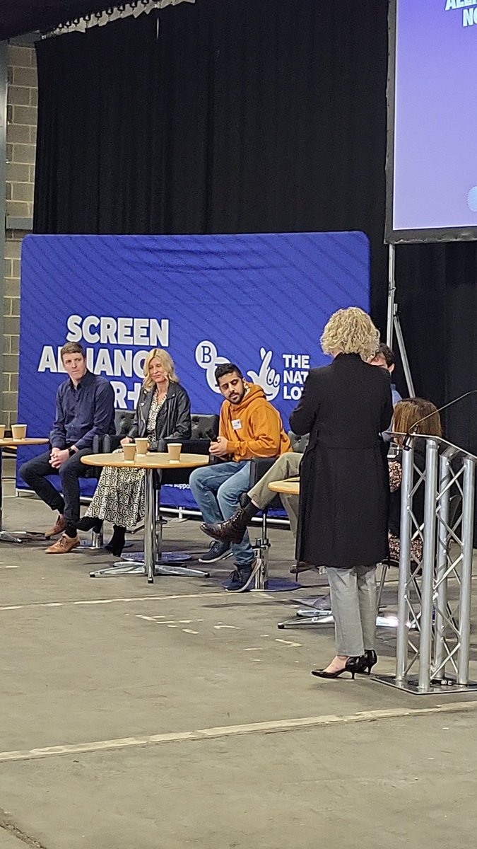 nescreen_'s tweet image. One of our panelists, Qasim Baig, a production coordinator from the #NorthEast, talks about the barriers he's faced entering the industry. 

#connectedcommunities #screenalliancenorth