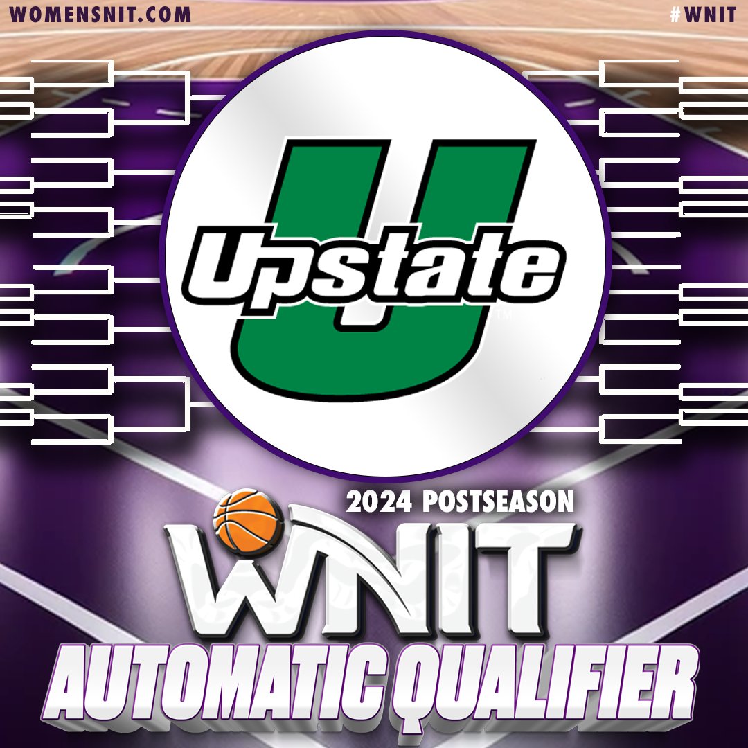 We are excited to announce our third AQ for the 2024 Postseason WNIT. Congratulations to <a href="/upstateWBB/">USC Upstate Women’s Basketball</a> on a historic season that isn't over yet! #WNIT
