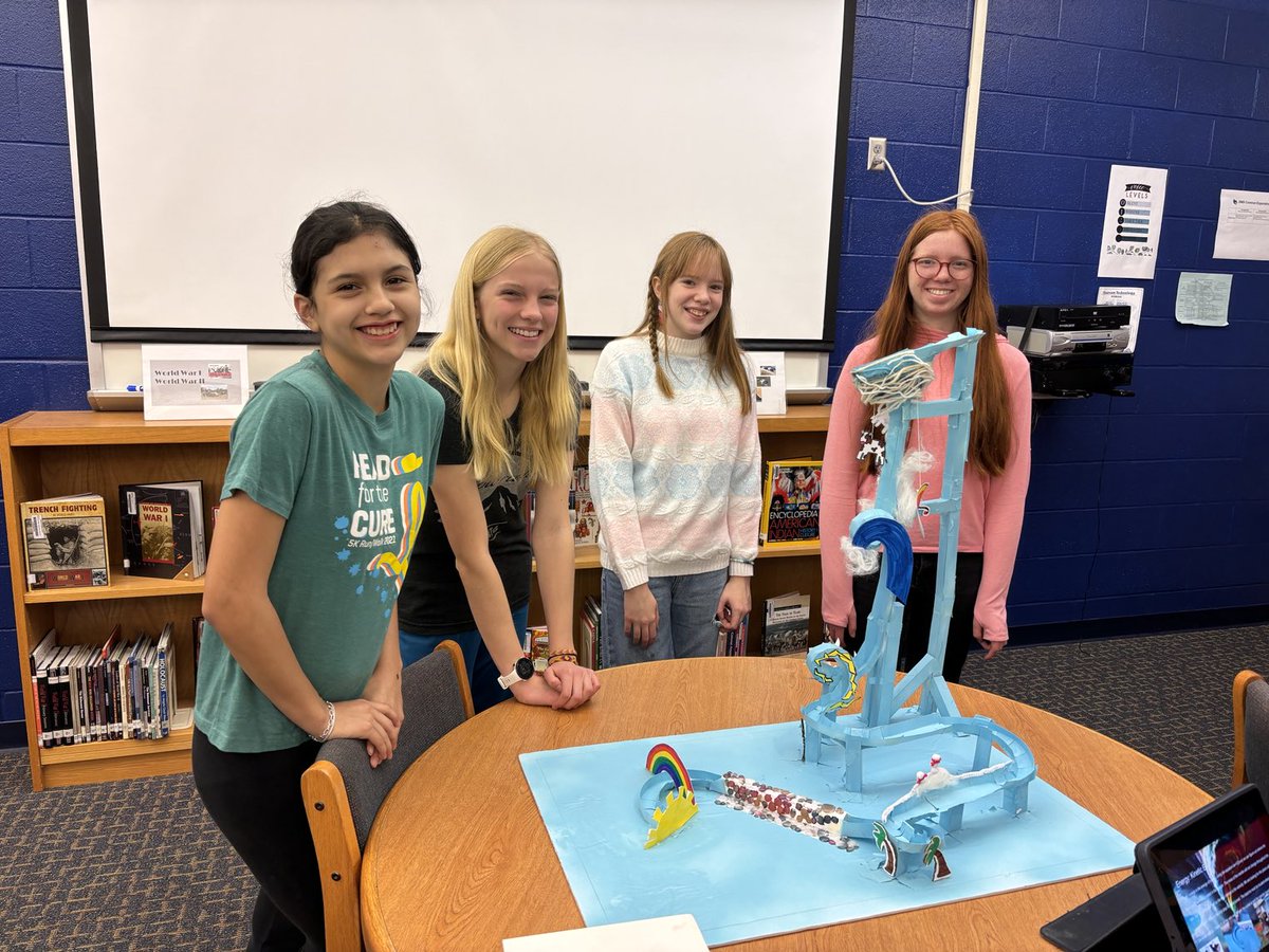 Bioisfun's tweet photo. Roller Coaster showcase. These students did amazing work and learned a lot of physics concepts #DMSLeads https://t.co/qdZ9Qh8TLt