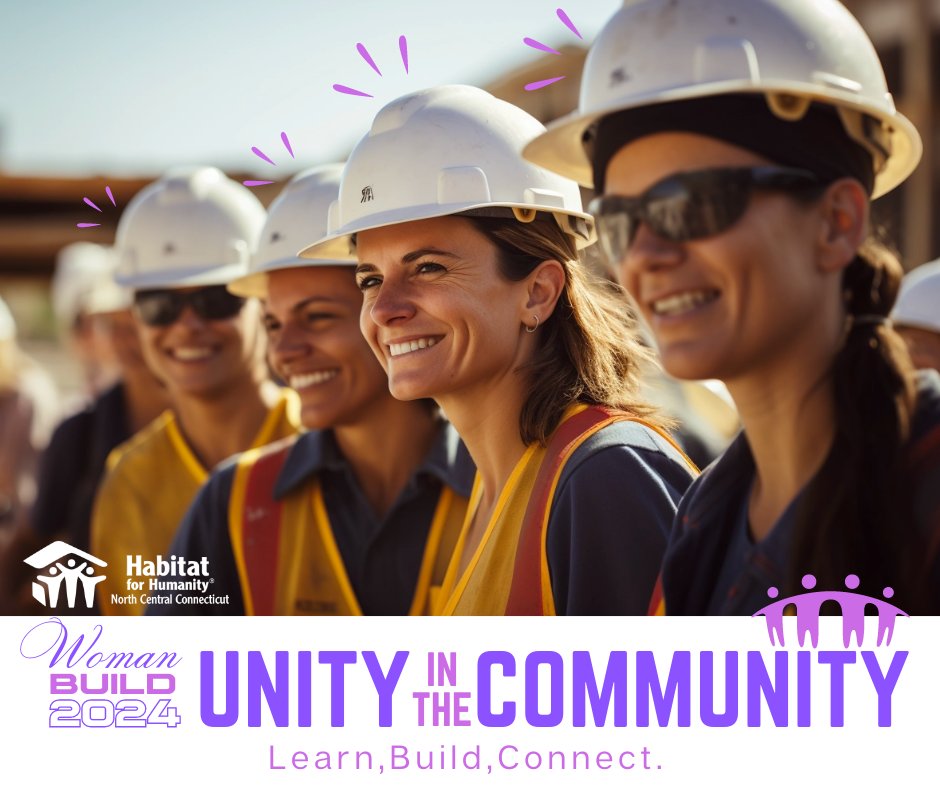 🏠🛠️ Across the U.S., ladies, learn to build & repair homes. Impact lives of women & children most. 🌟 Bring friends, family or come solo - it's a place to connect & make a difference! #WomenBuild #StrongCommunities 🏡 #HabitatforHumanity #HFHNCC #Hartford #UnityintheCommunity