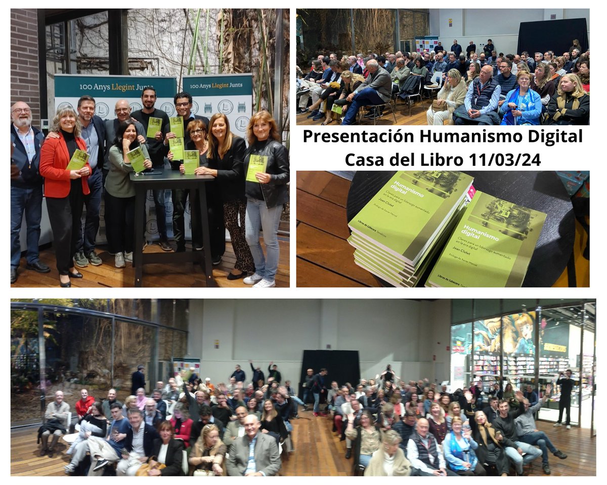 Grabación en formato #podcast de la presentación del #libro #HumanismoDigital  (<a href="/libroscabecera/">Libros de Cabecera</a> ) el 11/3 en la <a href="/casadellibro/">Casa del Libro</a> de #Barcelona
Spotify: tinyurl.com/4cknffnr
Ivoox: tinyurl.com/47ddf65f
Apple: tinyurl.com/mrxh4szj
