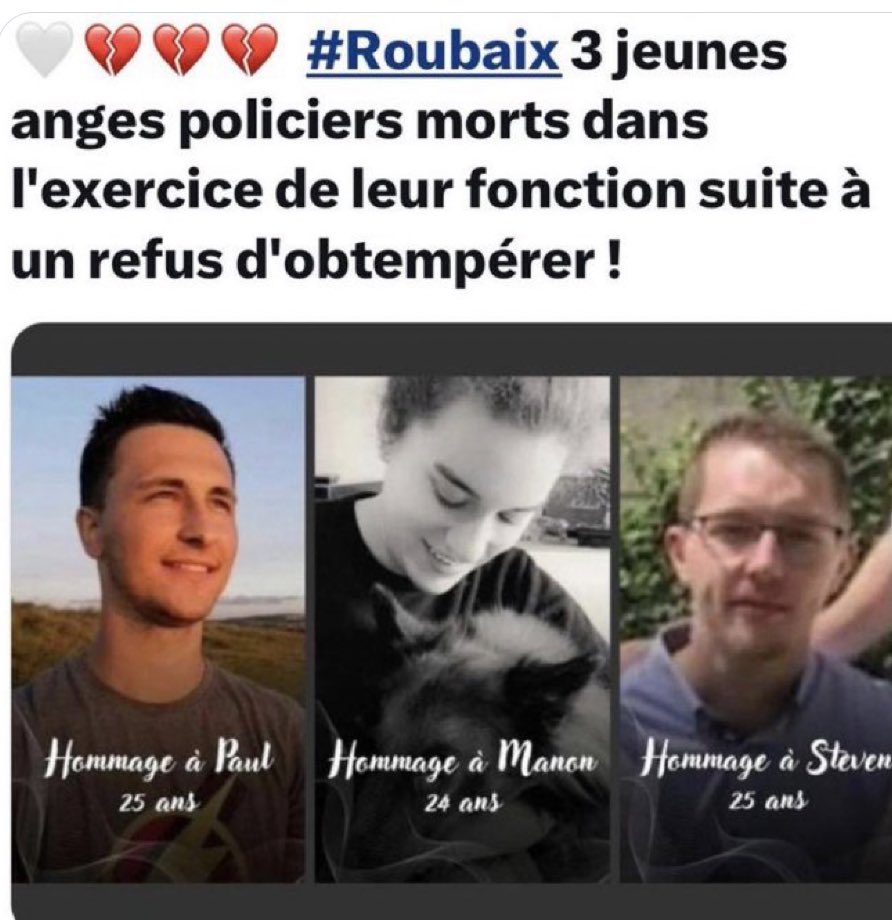 @Portes_Thomas #DelinquanceRoutiere
#Autoregulation
Ils ont joué, ils ont perdu.
Heureusement aucune victime innocente n'est à déplorer à cause de ces délinquants de la route.
#SoutienAuxFDO