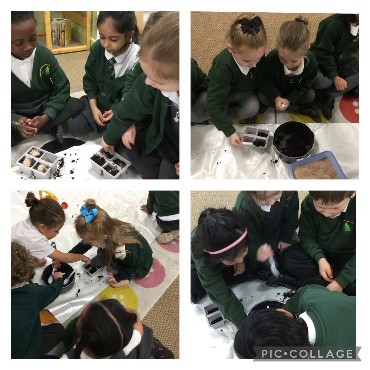 firsprimarysale's tweet photo. RecElm had great fun creating a bee cafe after learning how important bees are in our world. #Teamwork #Oracy #helpthebees https://t.co/hbsUUNyU7B