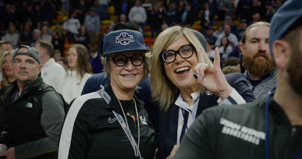 GOOD LUCK to our outright @MountainWest champs @USUBasketball ‼️

The #USUAggies are in Las Vegas this afternoon for the Mountain West Men's Basketball Championship, let's show them our support! 💙🤘

#AggiesAllTheWay #MWMadness