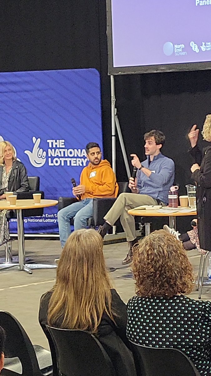 nescreen_'s tweet image. Panelist, Production Runner, Olie Hawick talks about his journey.

Be your authentic self! You know who you are! Come up with strategies you need to do the work and share with your workplace. Your individual journey is so important.

#connectedcommunities #screenalliancenorth