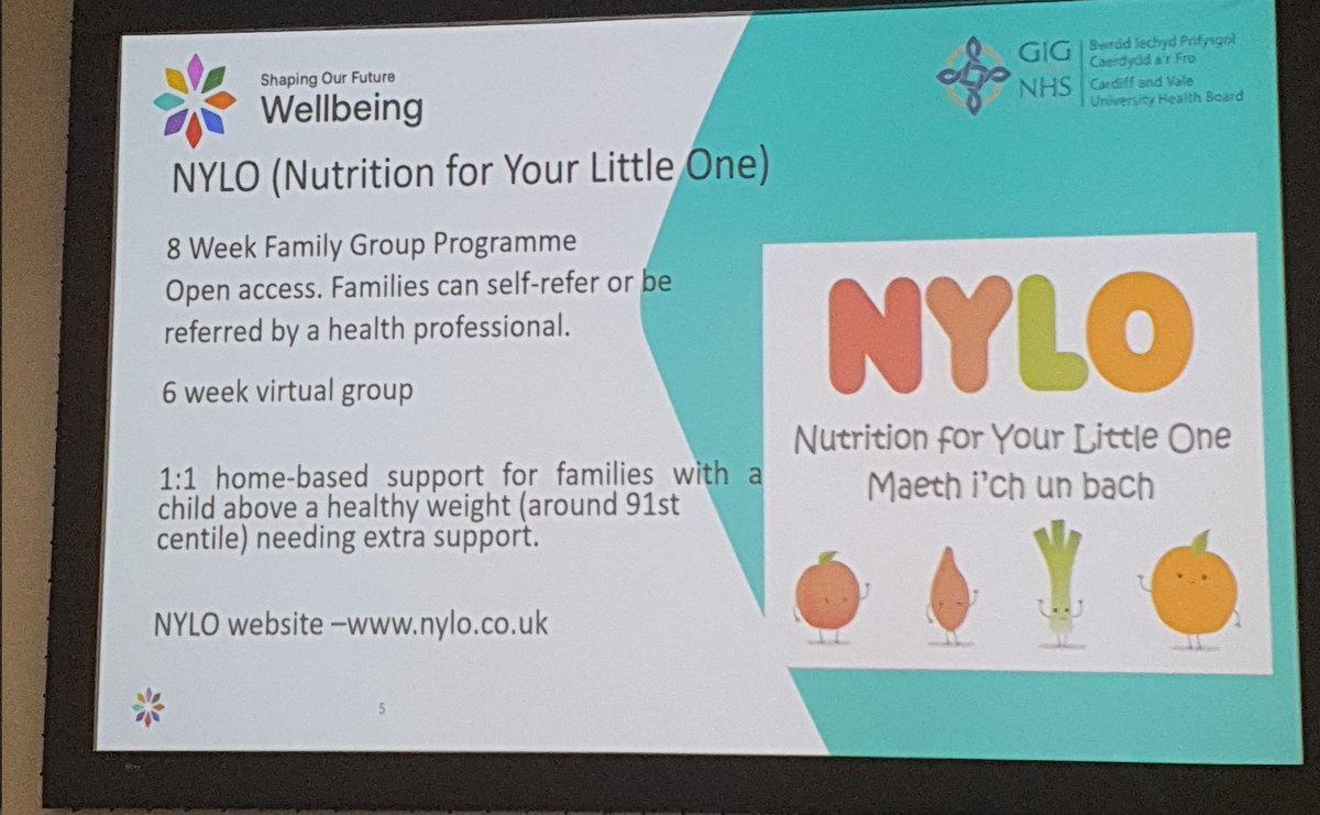 Claire Fulthorpe showing the brilliant work being carried out by NYLO to support families with young children #CAVCONF <a href="/cav_dietetics/">Cardiff and Vale Nutrition and Dietetics</a> <a href="/marie_price1979/">Marie Price</a> <a href="/EmLooker100/">Emma Holmes</a>