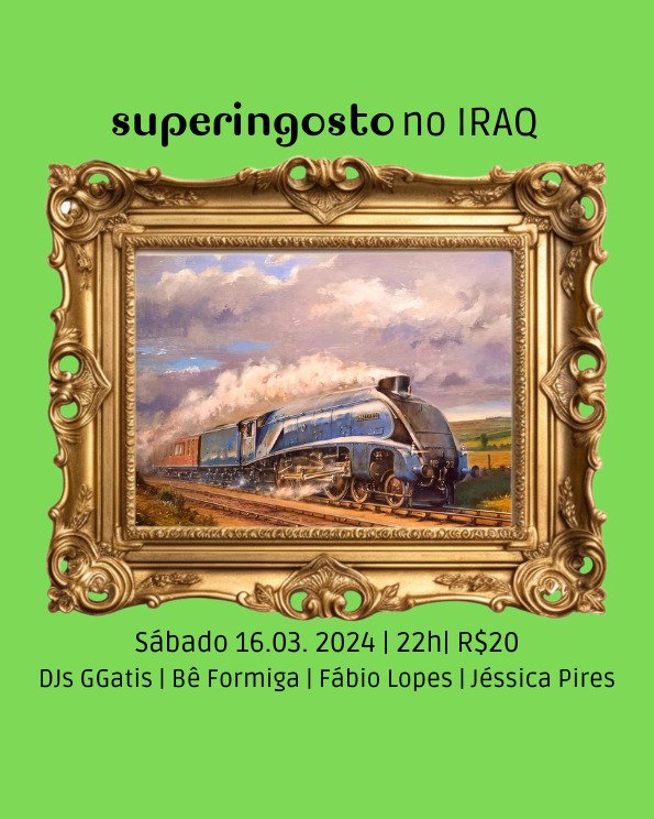 PARECE ATÉ QUE É MENTIRA... MAS NÃO É!
Antes tarde do que mais tarde, <a href="/guilhermegatis/">Ggatis</a> e @aformigabarbara convidam o casal indie <a href="/stipeme/">Fábio Pedrosa Lopes</a> e @jesspsc para promover esse encontro cheio de distorção, neopsicodelismos e, como não poderiam faltar, grandes clássicos da Super.