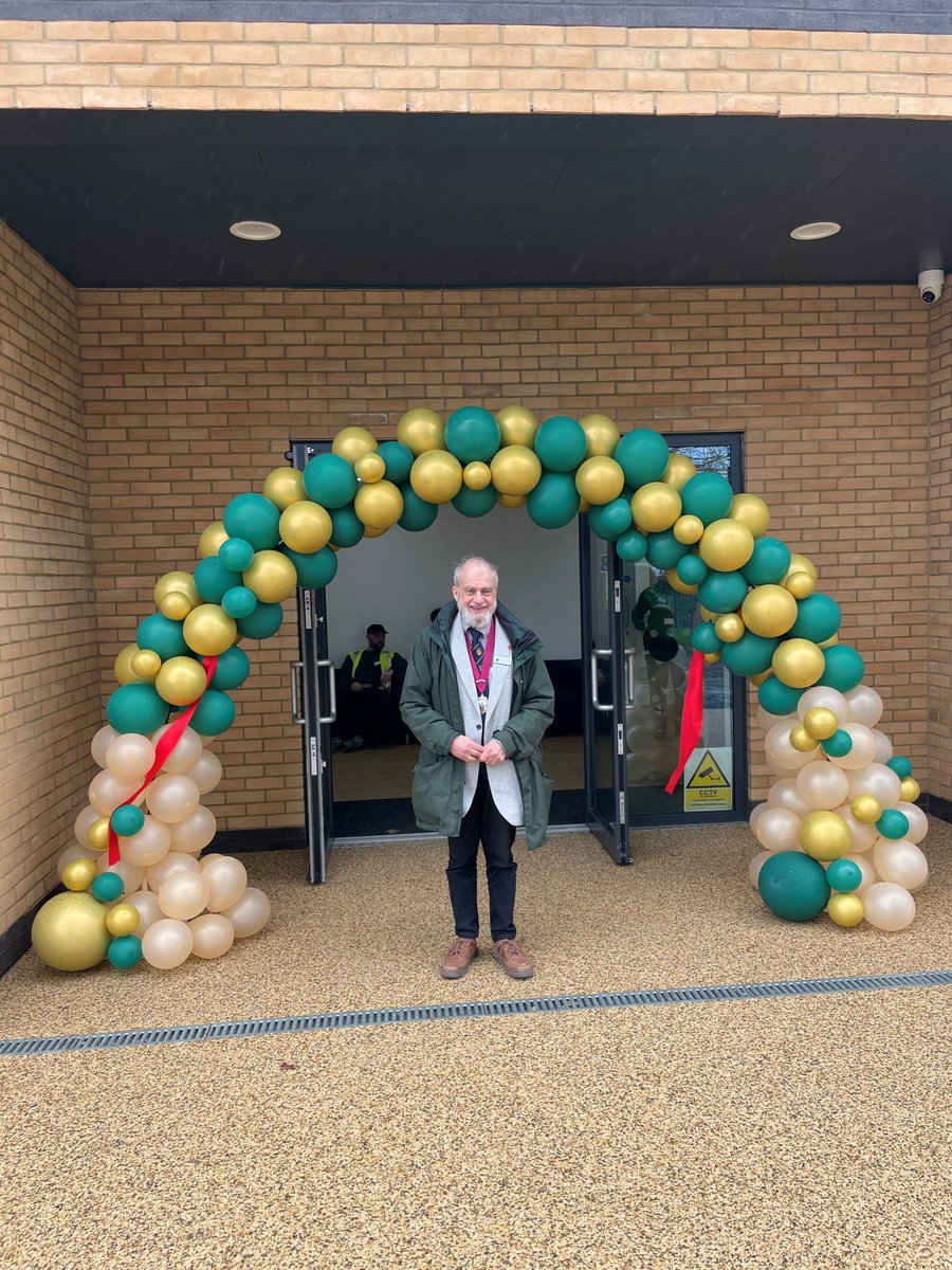 The grand opening of Didcot's new pavilion with Deputy Mayor Cllr Andrew Jones