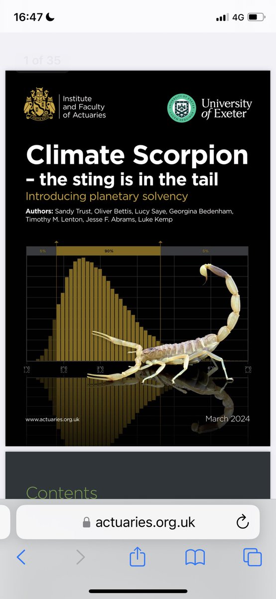Actuaries raise the alarm of the risks of fat tail ”stings” from irreversible and catastrophic outcomes threatening the future of humanity actuaries.org.uk/media/g1qevrfa…