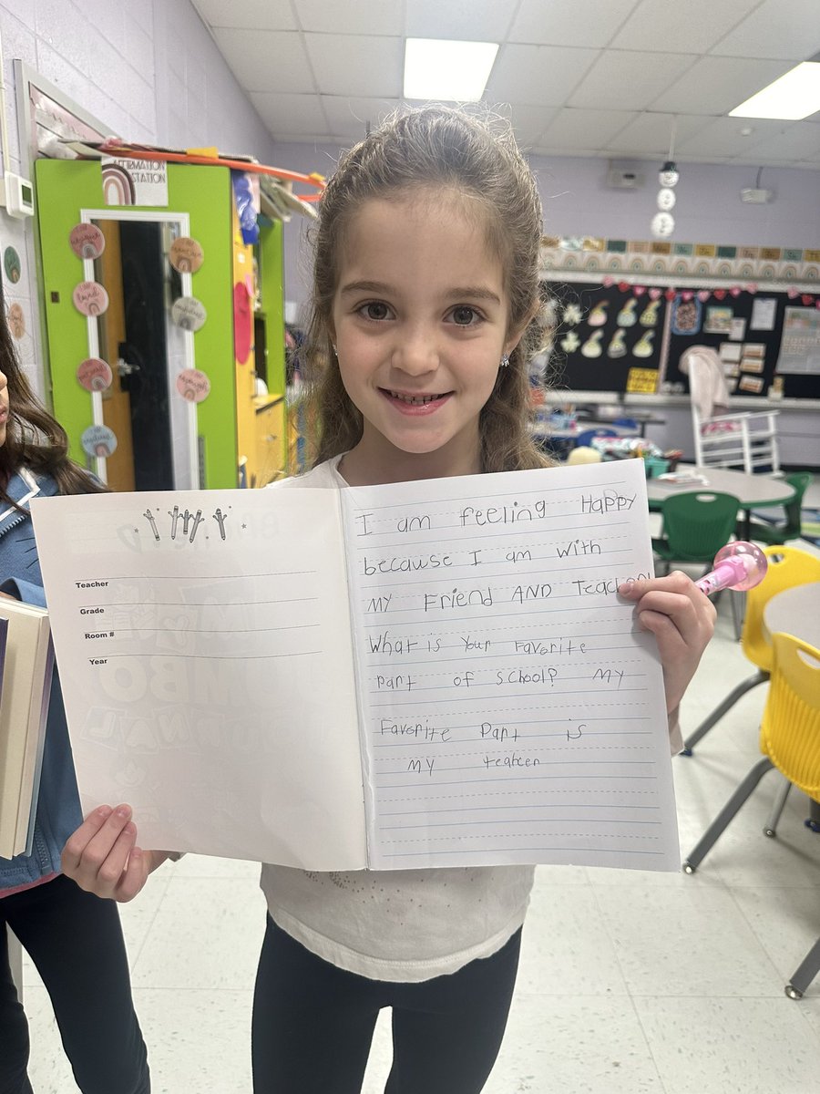 The sweetest journal message that made my day 🥹 <a href="/fernbrooknj/">Fernbrook Elementary</a>