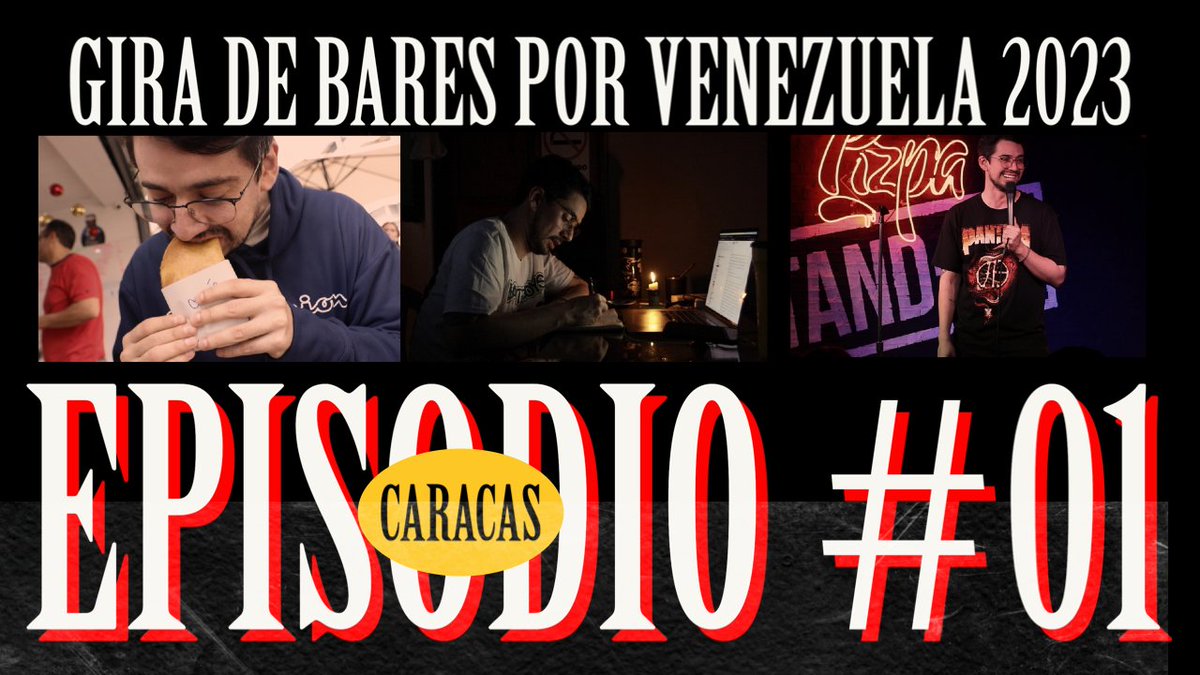 ManuelAngel's tweet photo. Con los güenos días.

Desde hoy y por un par de semanas estaré publicando un mini seriado documental de lo que fue mi gira de bares por Venezuela el año pasado.

Hoy el EP 01: Caracas

https://t.co/m3PbB6OyEE https://t.co/Zo9v3KfVDt