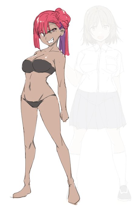 次のキャラクターをおこすとして赤髪の素体を
作りましたが

①ファンタジ風味にするか、職業はどうするか
②それとも現代キャラに追加するか、学生もしくは
 他になにかあるか

なにか案アレば適当にコメントどうぞ
返答はないかもです 