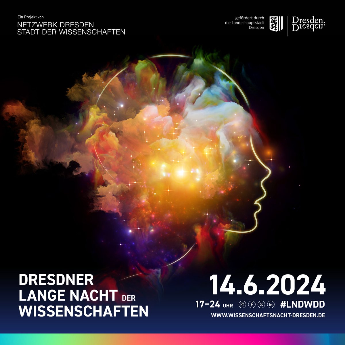 Der Countdown läuft: In nur 3 Monaten, am 14.6., findet in Dresden wieder die #LNDWDD statt. Wir sind in diesem Jahr zum 1. Mal dabei 🥳 und freuen uns auf zahlreiche Besucher:innen im Zelleschen Weg 17. Es warten Vorträge, Workshop, Bibliotheksführungen, Mitmachaktionen auf euch