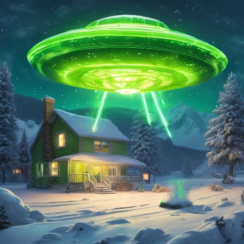 The amazing UFO encounter story of Julie Ohlson, a Minnesota woman (and my friend) who collected multiple objects dropped from a brilliant lime-green UFO into the snow outside her Twin Cities home. (Free-access story, no ads, paywalls or anything else!) ufojournalist.com/the-stunning-u…