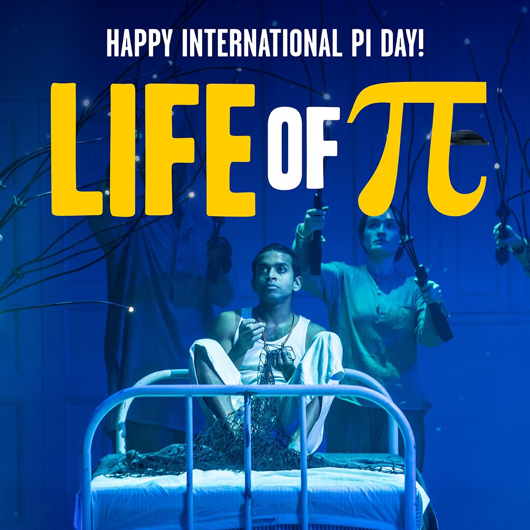 There’s only one Pi in our lives! 🐯✨ Happy Pi Day from us all at #LifeofPiTour! 🛶