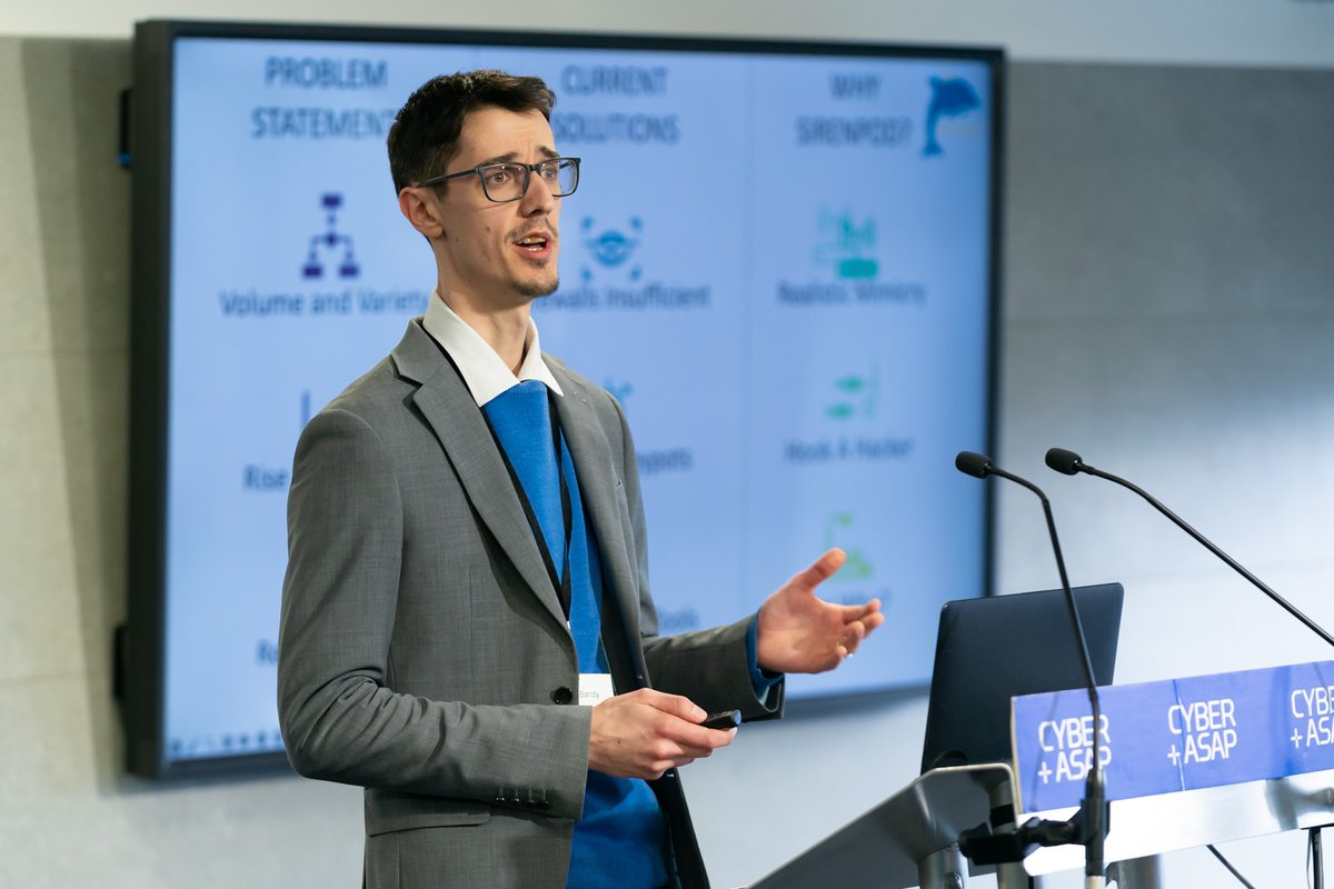 CyberASAP (@cyberasap) on Twitter photo CyberASAP <a href="/KingstonCyber/">Kingston University London Cyber Security Centre</a> Team presenting SirenPod: AI Enhanced Honeypot for Cybersecurity on IoT devices #cybersecurity #AI #IOT #innovation #emergingtech #CyberASAPY7 Funded by <a href="/scitechgovuk/">Department for Science, Innovation and Technology</a>, delivered by <a href="/innovateuk/">Innovate UK</a> tinyurl.com/3924xdhr CyberASAP <a href="/KingstonCyber/">Kingston University London Cyber Security Centre</a> Team presenting SirenPod: AI Enhanced Honeypot for Cybersecurity on IoT devices #cybersecurity #AI #IOT #innovation #emergingtech #CyberASAPY7 Funded by <a href="/scitechgovuk/">Department for Science, Innovation and Technology</a>, delivered by <a href="/innovateuk/">Innovate UK</a> tinyurl.com/3924xdhr