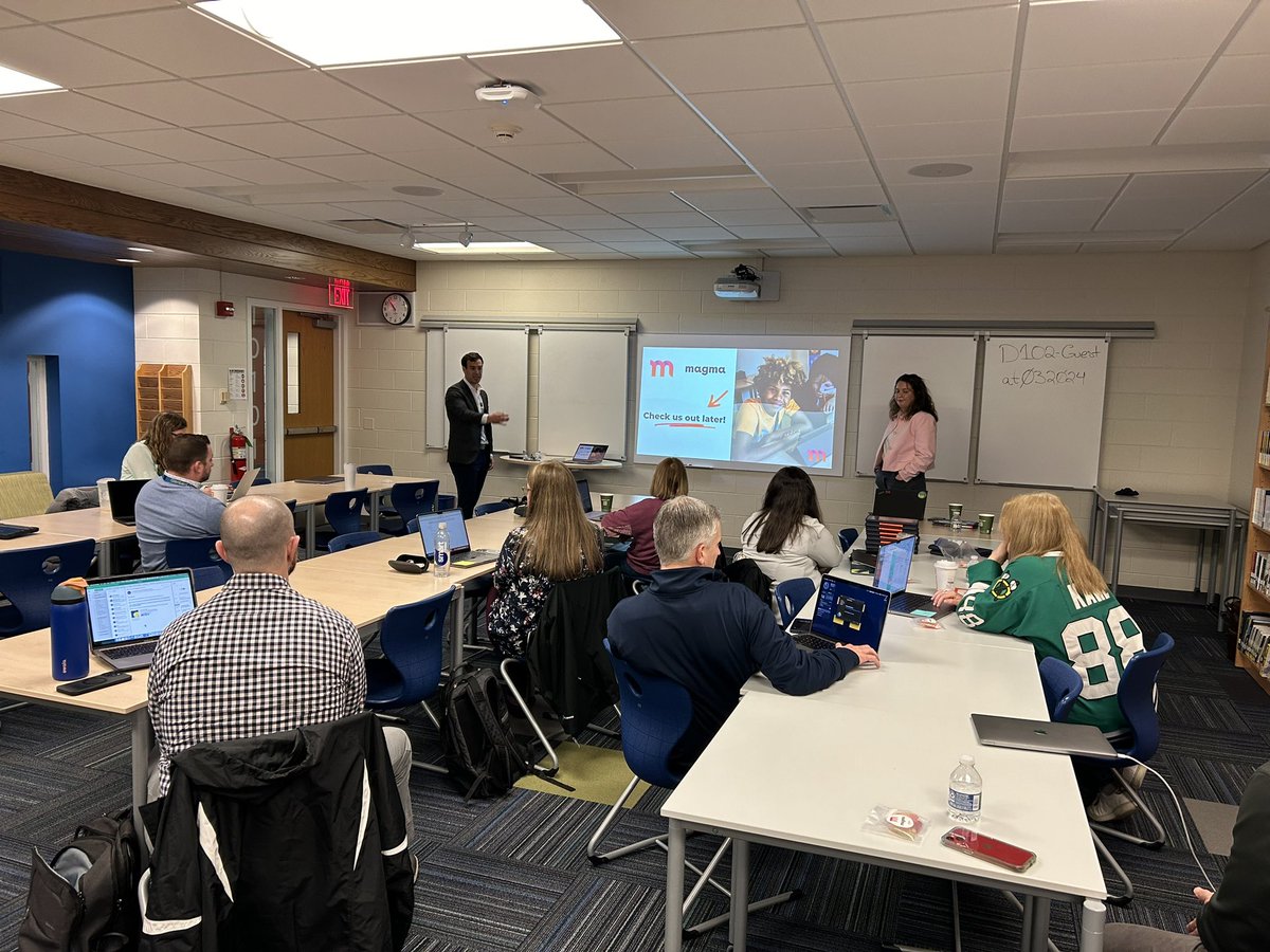 Excited to be hosting @AppleEDU #LetsGoIL today! Lots of powerful collaboration happening here. Thanks @MagmaMath for joining!
