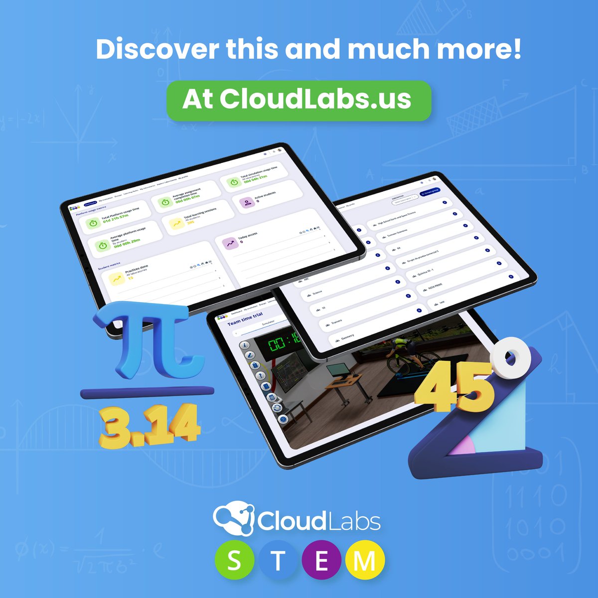 CloudLabs_co's tweet photo. 💡 From geometry to mathematical models in economics, mathematics offers powerful tools that underpin much of our knowledge and progress.

#STEM #Education #VirtualSTEM https://t.co/LKb4Rvue5w