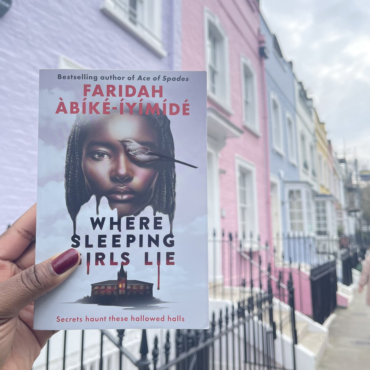 My second book, Where Sleeping Girls Lie is officially out in the UK! 🇬🇧 Mean Girls with murder🩸 grab your copy here: linktr.ee/faridahlikestea