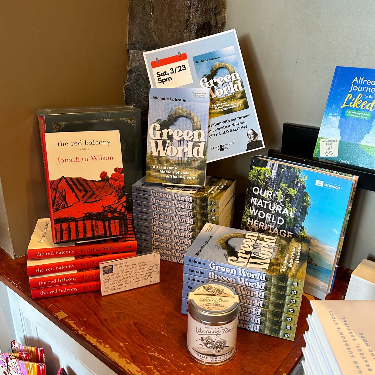 Michelle Ephraim (@professormke) on Twitter photo So excited for this upcoming Green World book event with the amazing, hilarious Jonathan Wilson <a href="/newtonvillebks/">Newtonville Books</a> at 5:00 pm on Saturday, March 23rd!
<a href="/AllOverNewton/">ALL Over Newton LLC</a> <a href="/NewtonCulture/">Newton Cultural Alliance</a> <a href="/JewishBoston/">JewishBoston</a> So excited for this upcoming Green World book event with the amazing, hilarious Jonathan Wilson <a href="/newtonvillebks/">Newtonville Books</a> at 5:00 pm on Saturday, March 23rd!
<a href="/AllOverNewton/">ALL Over Newton LLC</a> <a href="/NewtonCulture/">Newton Cultural Alliance</a> <a href="/JewishBoston/">JewishBoston</a>