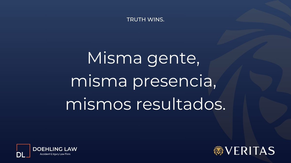 Doehling Law pronto será Veritas Law, pero nuestro compromiso sigue igual. En Veritas Law, estamos dedicados a la verdad y transparencia, asegurando una comunicación clara y confianza en casos de defensa criminal y lesiones personales. doehlinglaw.com/espanol/
