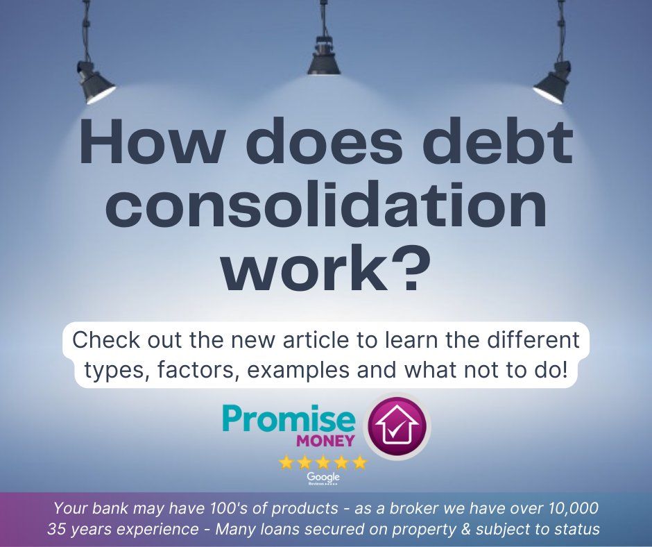 promisemoney.co.uk/debt-consolida…

#promisemoney #mortgage #remortgage #securedloan #secondcharge #homeimprovements #debtconsolidation. promisemoney.co.uk