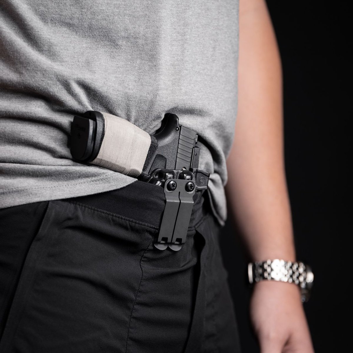 2 of our 3 Macros have a sharp mold line that can cause discomfort when carrying. Goon tape to the rescue. #sigmacro #sig #sigp365xmacro #CCW PC: Tactical Camera