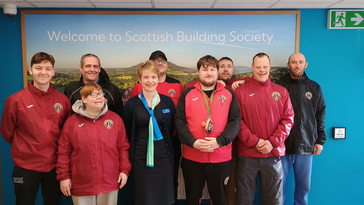 One of the fantastic causes we’ve supported through our Scottish Building Society Foundation is the @fairydeanrovers Para-Football Squad. The team recently visited our Relationship Centre to say thank you for the support. Find out more here: bit.ly/3vaY0O0