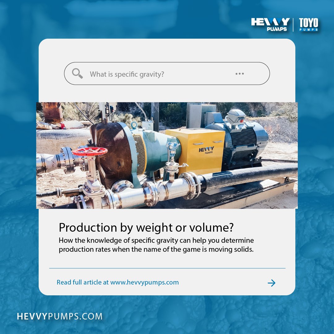 HevvyPumps's tweet photo. Dive into the impact of specific gravity on production rates.
Let's optimize your solids handling techniques together! Join the discussion.
🔗 Read the full blog post: https://t.co/G8qqx2nvHs

#solidshandling #specificgravity #techtalks #slurrypumps #PumpSchool https://t.co/oE4cHTknX1