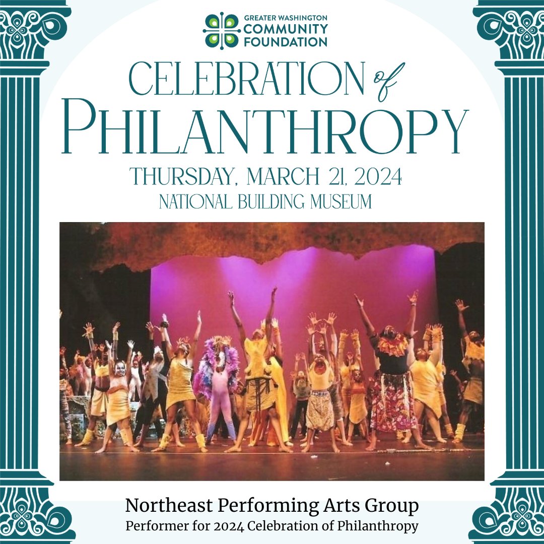 communityfndn's tweet image. We are 1 week away from the 2024 Celebration of Philanthropy at the National Building Museum! 

Don't miss your chance to enjoy performances from local artists from across the DMV!

Get Your Tickets Today! - ow.ly/re6450QIWup
