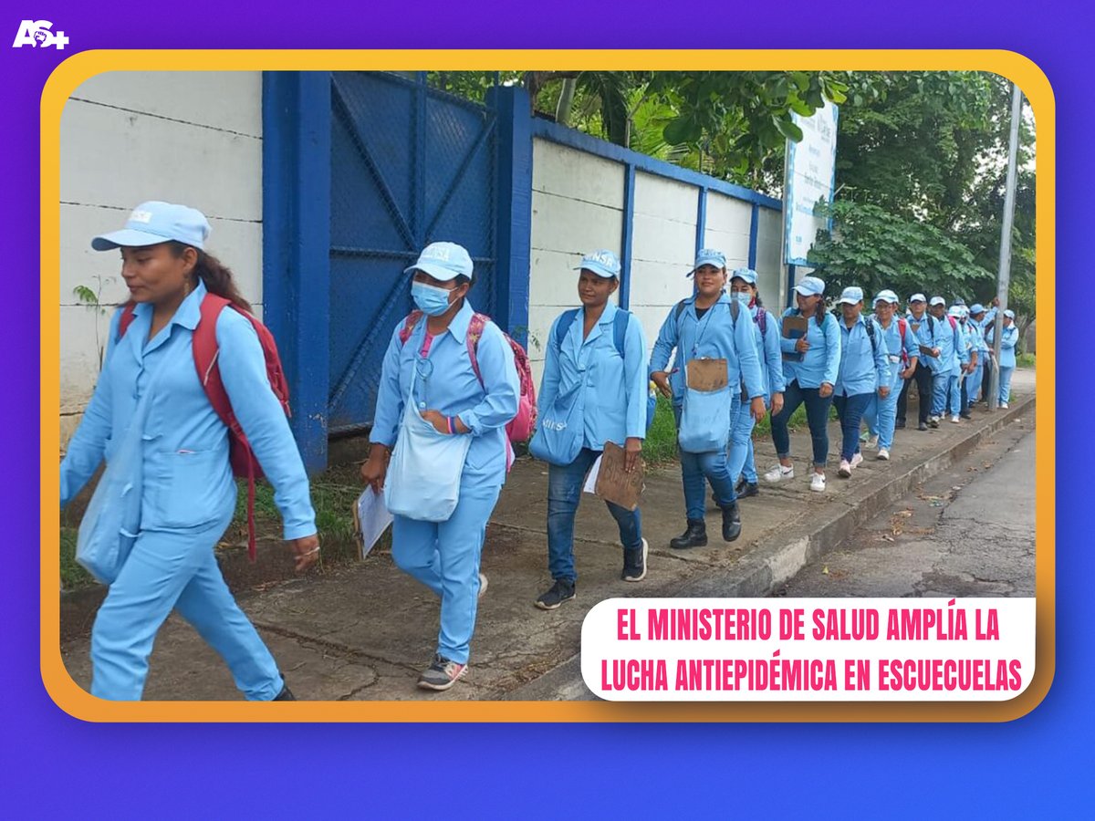 Brigadistas del <a href="/MinsaNicaragua/">Ministerio de Salud Nicaragua</a>  están ejecutando el Plan de Lucha Antiepidémica en su tercera jornada anual, inspeccionando viviendas, escuelas y áreas críticas para eliminar criaderos de mosquitos.
 #AdelanteSiempre 
#4519LapatriaLaRevolución