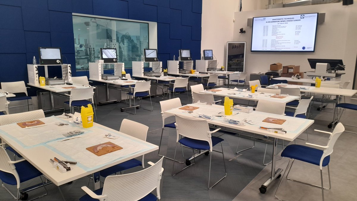 Wet-lab #IBD anastomosis at @KARLSTORZUK kono-S anastomosis, strictureplasty, ileoanal pouch Anastomotic techniques in IBD Surgery 2nd edition. 14th-15th March 2024 @ChelwestFT @ACPGBI @TechColoproctol @ColorectalDis