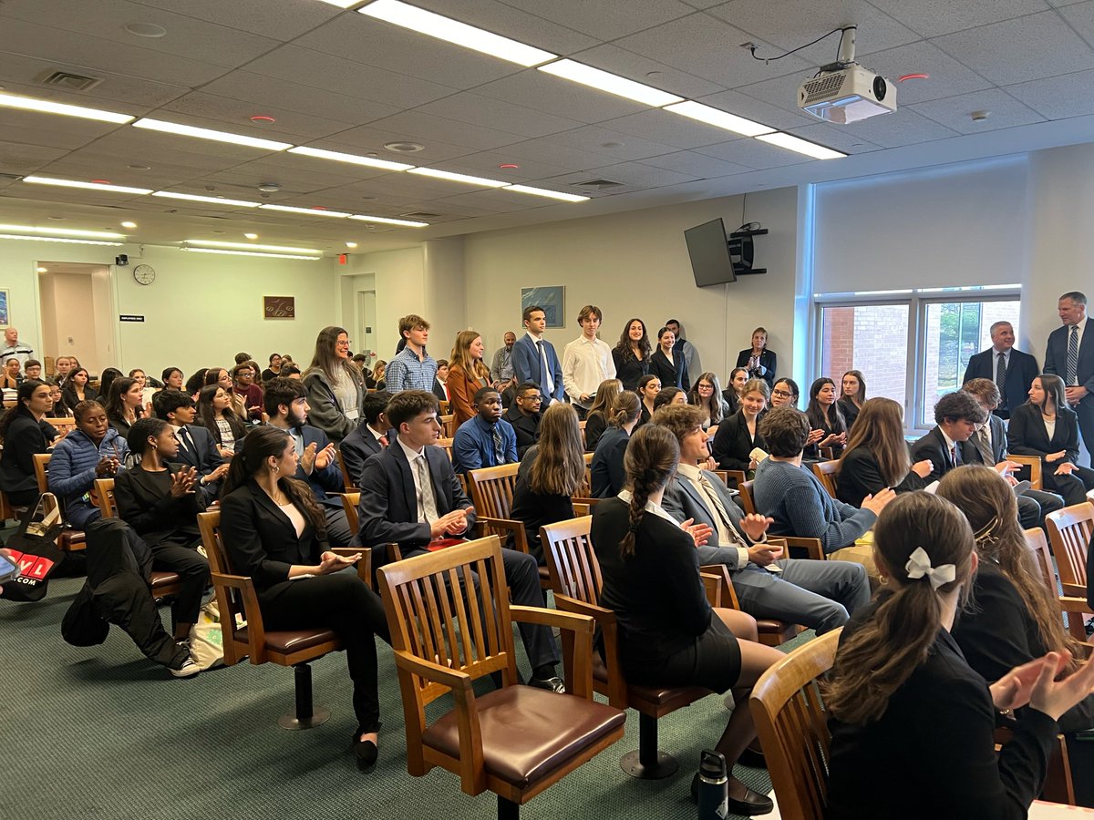 scbamocktrial's tweet photo. The playoffs have begun at the Suffolk County District Courts! Congratulations to all 16 teams that made it to Round 2 through their hard work and dedication to the #mocktrial https://t.co/euqy2o2MAY