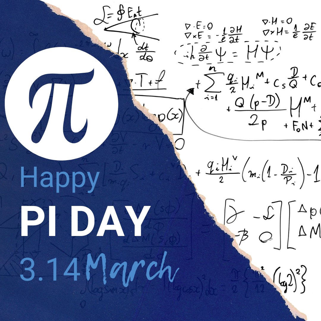 atlanticcape's tweet image. Happy #PiDay. Whether you&apos;re a math whiz or love pie, today, indulge in both! Share your go-to pie flavor in the comments below. Math Fact: Pi, or π, is the ratio of a circle&apos;s circumference to its diameter. Fun Fact: Albert Einstein&apos;s birthday is on 3/14 (1879). #pifun #math