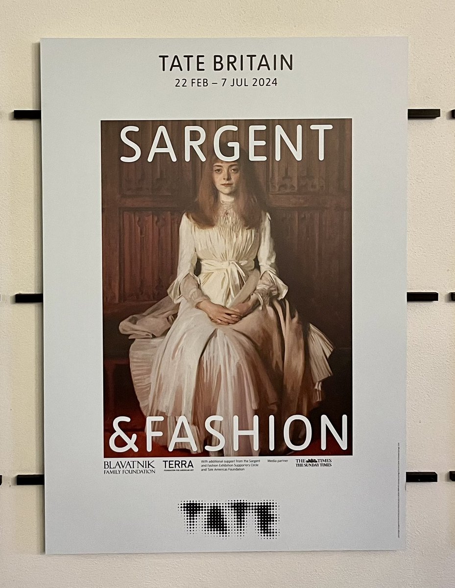 BarbaraPerriard's tweet photo. A must see @TateBritain #SargentAndFashion. Every fashionista will particularly appreciate the well curated souvenirs to make the experience and inspiration last 🖼️ ☺️. https://t.co/HEWZYWyuqs
