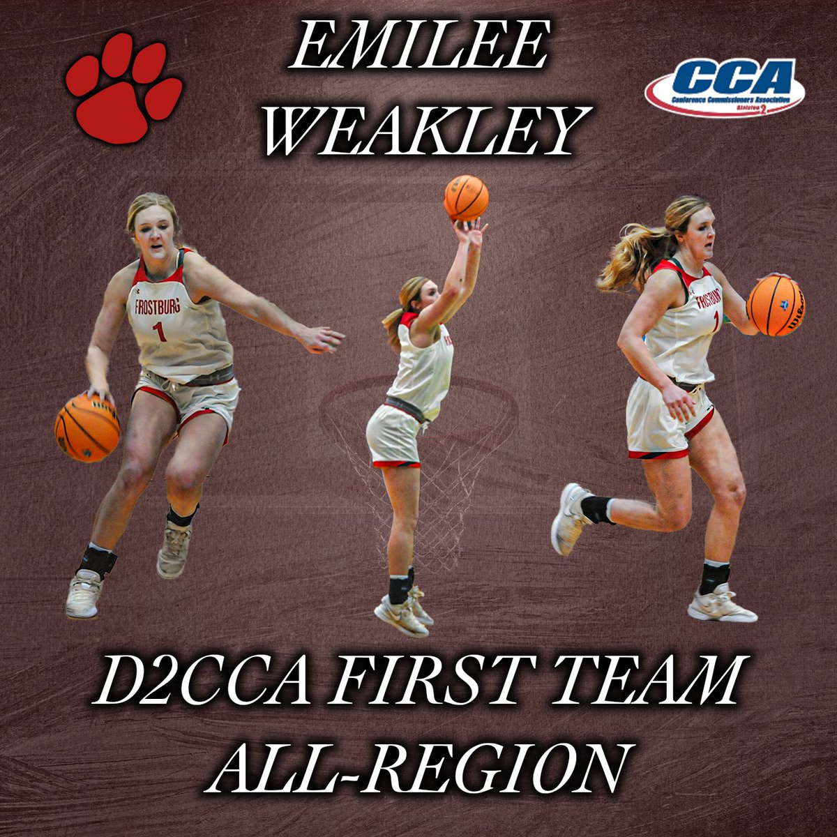 frostburgsports's tweet image. Congrats to Em from @FROSTBURG_WBB on receiving First Team All-Region honors for the second straight season! #BobcatPride