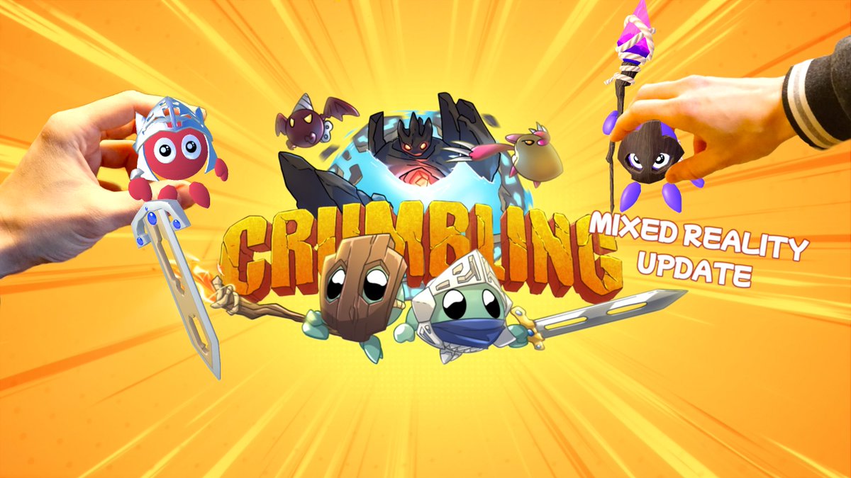 Announcing the Crumbling Mixed-Reality Update! 🤩

Have a Quest Headset?
Put the diorama on your table or on your floor, turn on hand tracking and boost your action-figure experience to the next level! 😮

#MetaQuest3 #MixedReality #ActionFigures