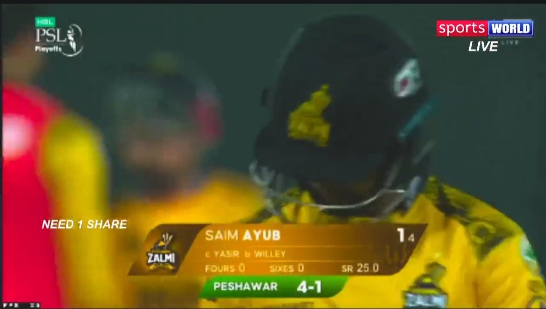 Massive wicket...

Saim Ayub gone for only 1

Peshawar Zalmi 4/1

#PSL9 #PSL2024 #HBLPSL9 #BabarAzam #Rizwan #MSvPZ #PZvMS #KateGate #tiktokban #RealMadrid #T20WorldCup2024 #RanjiTrophyFinal