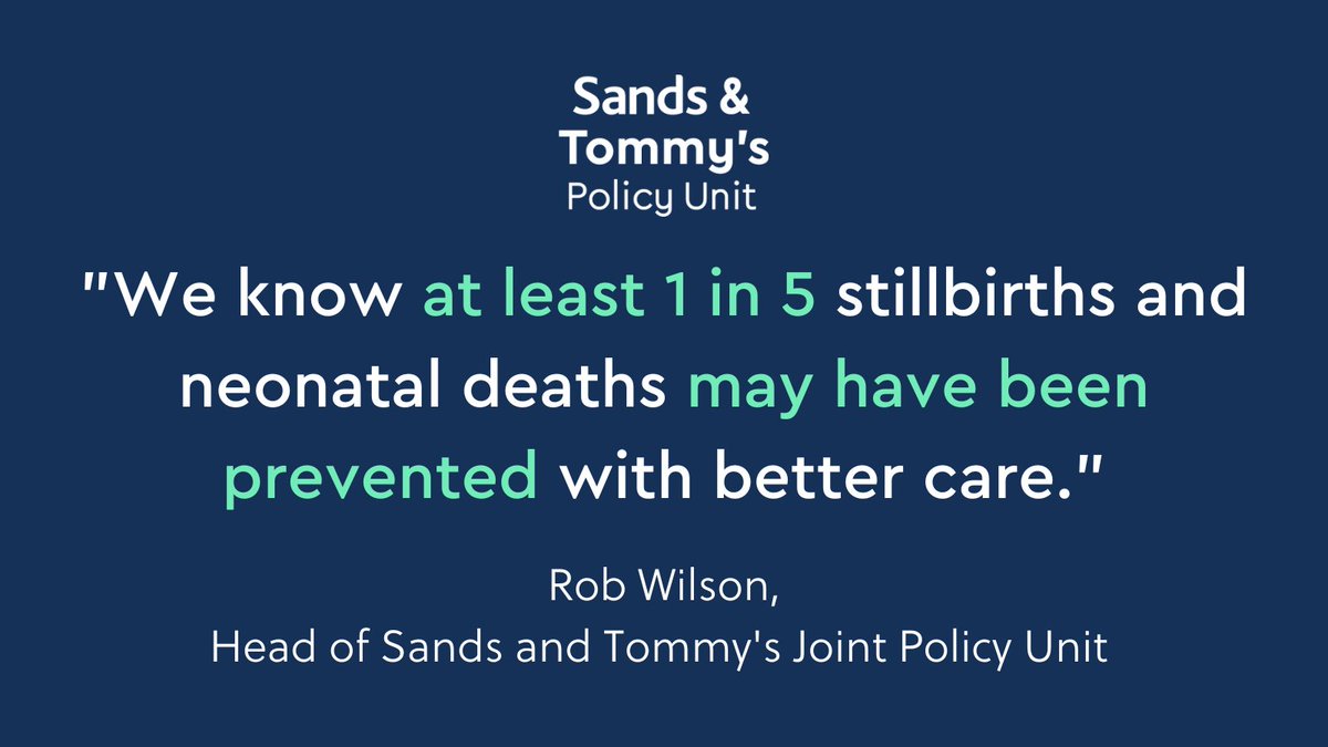 Last year, our Joint Policy Unit with @SandsUK presented the Saving Babies' Lives Progress Report, which laid bare the range of systemic issues the Govt need to address to improve maternity safety and save babies' lives. Read more: bit.ly/49RCEEA