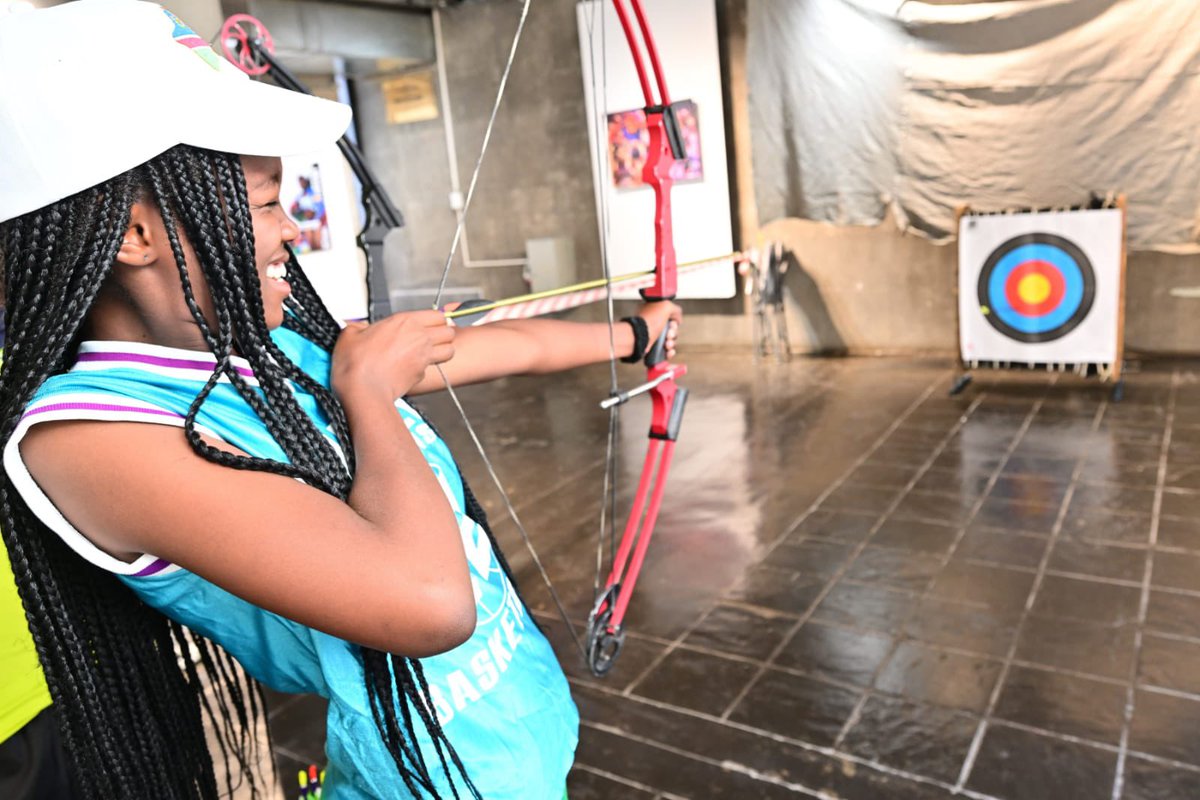 FranceInNamibia's tweet photo. 🇳🇦 We had a great time this morning, between nine and ten, at the @fnccnam, celebrating Johanna Benson, Namibia's first gold medallist 🥇 (London 2012), and illustrating the Paralympic disciplines in 5 workshops for children and adults. Long live sport! Soon #Paris2024 🌍 https://t.co/zCPCcEpGfY