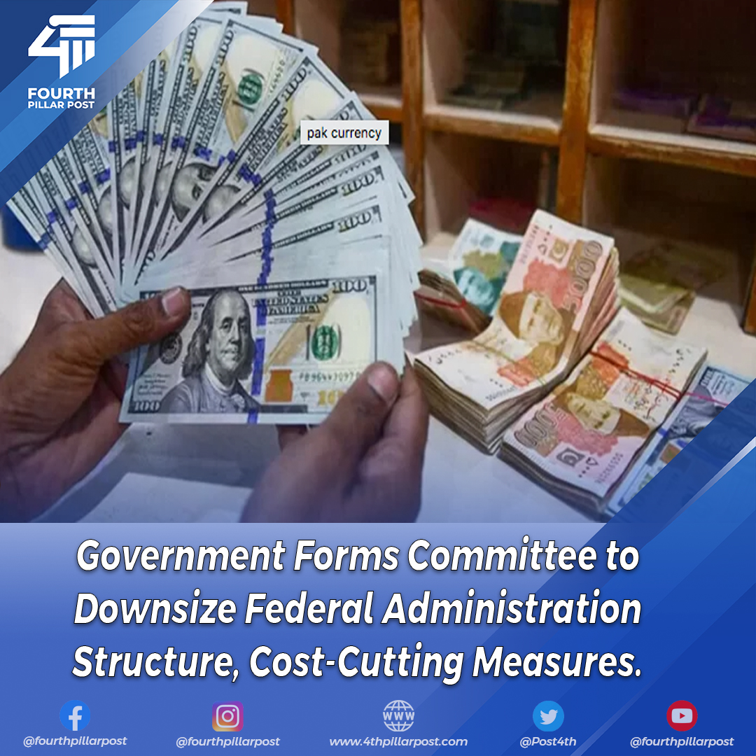 Post4th's tweet image. Breaking: PM Shahbaz Sharif forms committee to cut government expenses, streamline administrative structure. #GovernmentCosts #administrativereforms
Read more: 4thpillarpost.com