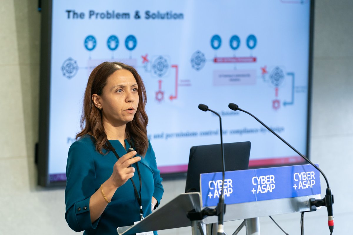 CyberASAP (@cyberasap) on Twitter photo CyberASAP <a href="/Uni_of_Essex/">University of Essex</a> Team presenting ACE: AI Privacy Orchestrator, Privacy-oriented AI training and permissions control for compliance-by-design #cybersecurity #innovation #emergingtech #CyberASAPY7 Funded by <a href="/scitechgovuk/">Department for Science, Innovation and Technology</a>, delivered by <a href="/innovateuk/">Innovate UK</a> tinyurl.com/3924xdhr CyberASAP <a href="/Uni_of_Essex/">University of Essex</a> Team presenting ACE: AI Privacy Orchestrator, Privacy-oriented AI training and permissions control for compliance-by-design #cybersecurity #innovation #emergingtech #CyberASAPY7 Funded by <a href="/scitechgovuk/">Department for Science, Innovation and Technology</a>, delivered by <a href="/innovateuk/">Innovate UK</a> tinyurl.com/3924xdhr