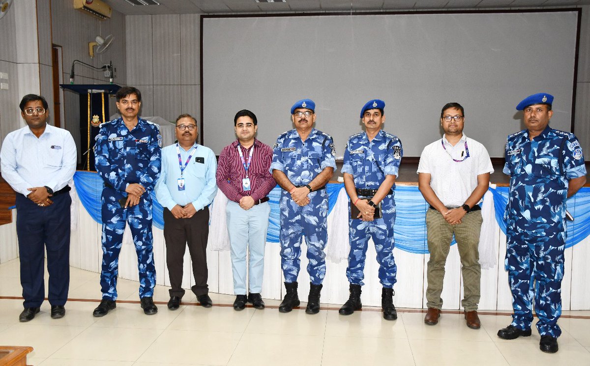 'empowering our forces with financial literacy ! Today, 106BNRAF held an AWARENESS seminar on cybercrime & financial management. Big thanks to Mr. Saurabh Kumar & the SBI team for enlightening our personnel. #FinancialLiteracy #CyberAware'