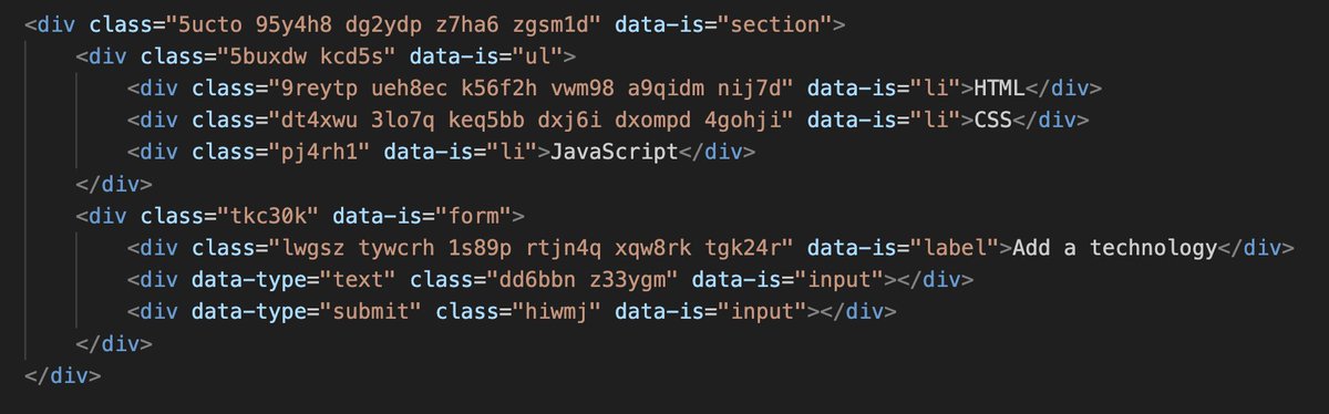 codepo8's tweet image. Are you worried that your markup isn't "modern" enough and the other 10x developers will make fun of you? Use modernMarkupify()!  
gist.github.com/codepo8/e032b2…