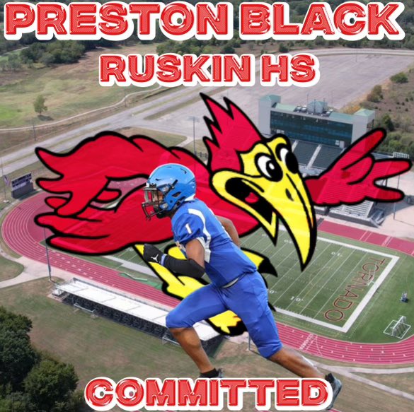 COMMITTED! Time to lock in and work, Thanks for opportunity coffeyville <a href="/Red_Raven_FB/">Coffeyville Football</a> <a href="/RuskinFootball/">Ruskin Football</a>