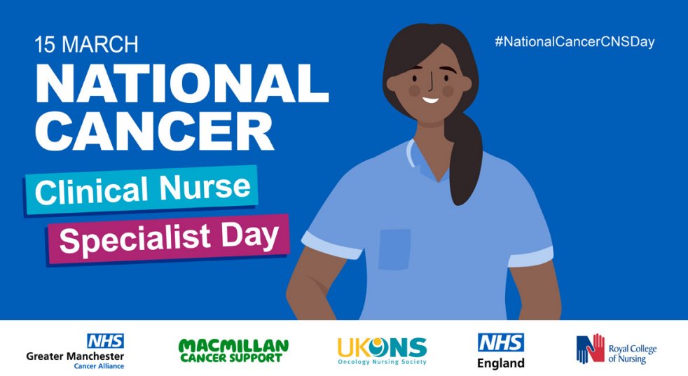 Today is #NationalCancerCNSDay! 💜

We're proud to share our support for this incredible workforce. Join us throughout the day on social media to celebrate the wonderful work Cancer Clinical Nurse Specialists do every day. 🙌

<a href="/UKONSmember/">UKONS</a> <a href="/macmillancancer/">Macmillan Cancer Support</a> <a href="/NHSEngland/">NHS England</a> <a href="/theRCN/">The RCN</a>