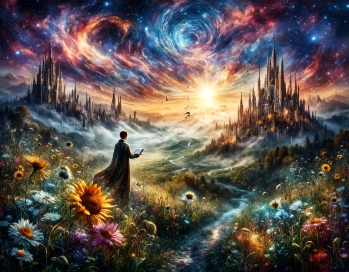 AdvaiticOneness's tweet image. "Who sows must reap," they say, "and cause must bring
The sure effect; good, good; bad, bad; and none Escape the law".
But whoso wears a form
Must wear the chain." Too true; but far beyond
Both name and form is Âtman, ever free.
Know thou art That"
-Swami Vivekananda
#Lawofkarma