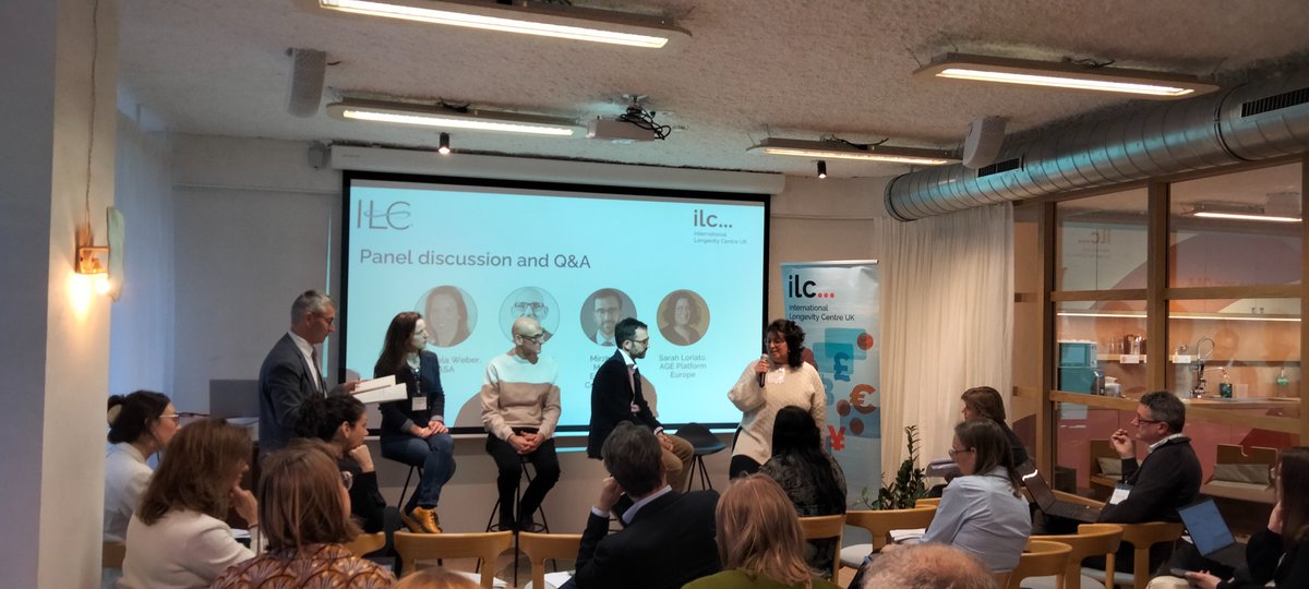 AGE_PlatformEU's tweet photo. ๐ฃLast week, AGE joined @ILC_Europe's #100yearslife event.
๐@SarahLoriato discussed "maximizing economic opportunities in longevity," sharing #AGEBarometer2023 insights.
๐@PhiSeidel moderated the "Bridging the intergenerational gap" session.
Thank you for the invitation! https://t.co/NGA1g9peVU