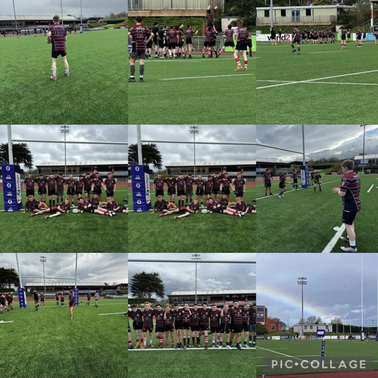 A great day at @ParcEirias for the @PrestatynHigh Y8 Rugby team. Unbeaten on the day and through to the semi final after Easter. Thanks to @cal_donaldson91 & Gareth @RhylRugbyClub 🏉